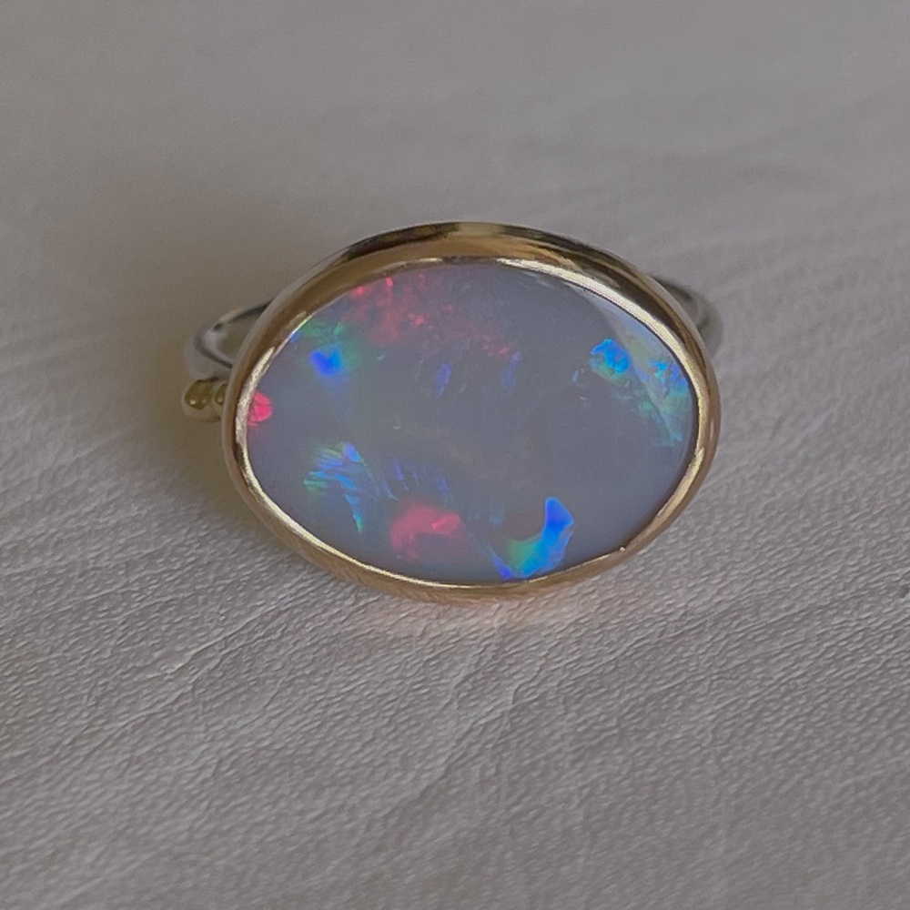 Opal and Gold ring